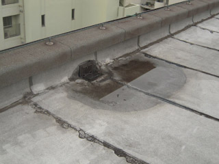 屋上 ドレン滞留水