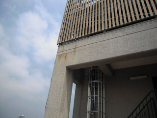 塔屋フェンス 錆