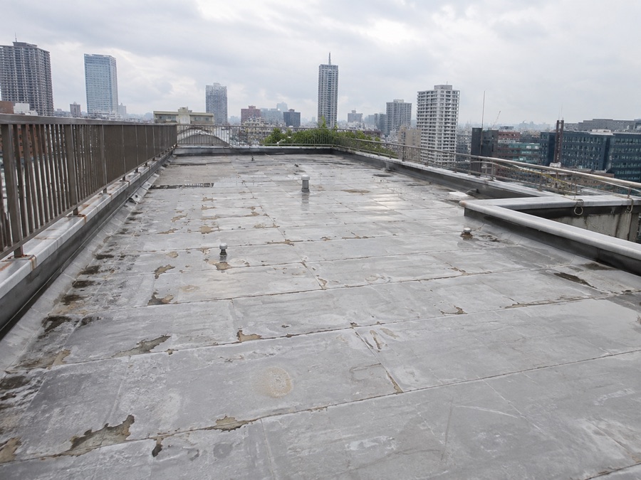 屋上防水改修工事 施工前